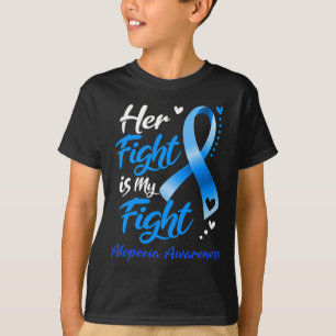 Fight Is My Fight Alopecia Awareness Ribbon T-Shirt