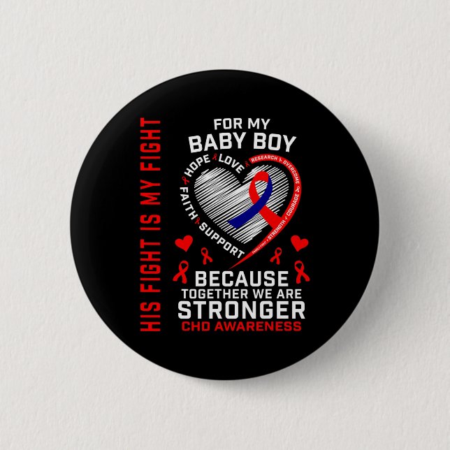 Fight Is My Fight Ba  Button (Front)