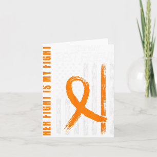 Fight Is My Fight Best Friend Leukemia Awareness U Card