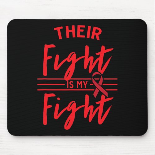 Fight Is My Fight Blood Cancer Awareness 1  Mouse Pad