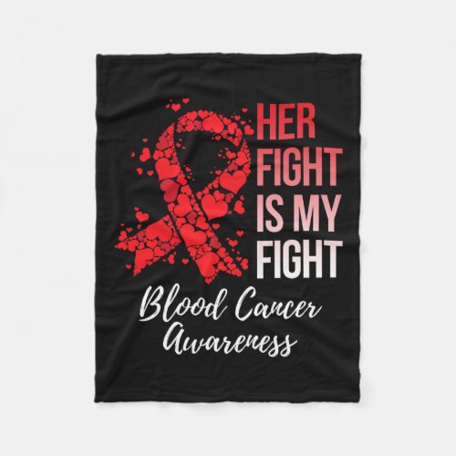 Fight Is My Fight Blood Cancer Awareness 6  Fleece Blanket