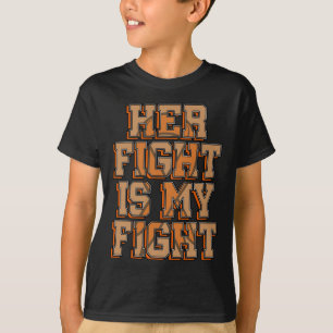 Fight Is My Fight Blood Cancer Leukemia Awareness T-Shirt