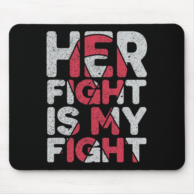 Fight Is My Fight Brain Aneurysm Support  Mouse Pad (Front)