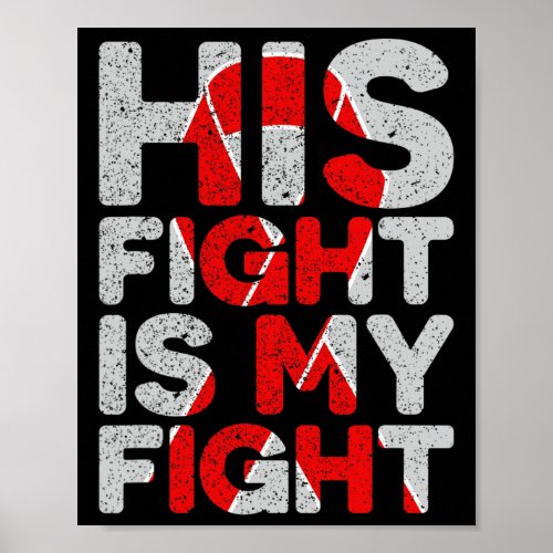 Fight Is My Fight Congenital Heart Defect Support  Poster