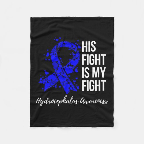 Fight Is My Fight Hydrocephalus Awareness 2  Fleece Blanket