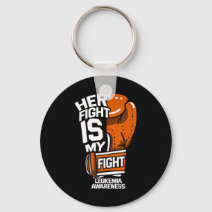 Fight Is My Fight Leukemia Awareness Blood Cancer  Keychain