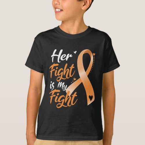 Fight Is My Fight Leukemia Awareness Blood Cancer  T_Shirt