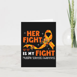 Fight Is My Fight Ms Multiple Sclerosis Awareness Card