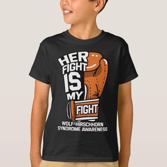 Fight Is My Fight Wolf–hirschhorn Syndrome Whs Adv T-Shirt (Front)