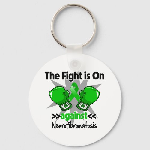 Fight is On Against Neurofibromatosis Keychain