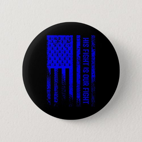 Fight Is Our Fight Alopecia Areata Awareness  Button