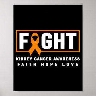 Fight kidney cancer awareness - kidney cancer poster
