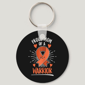 Fight Leukemia Design for a Mom of a Warrior  Keychain
