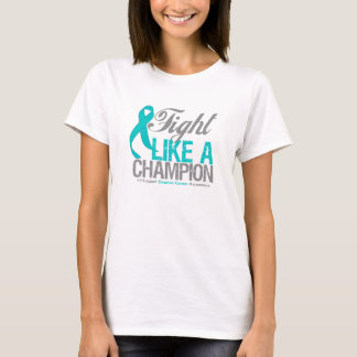 Fight Like a Champion Ovarian Cancer T-Shirt