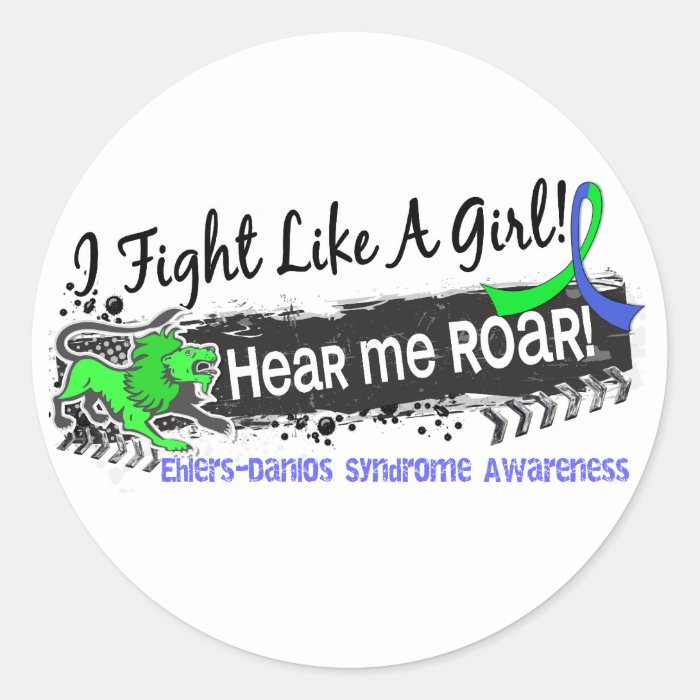 Fight Like A Girl EDS 19.1 Stickers