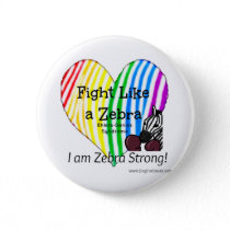 Fight Like a Zebra Ehlers-Danlos Awareness button