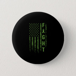 Fight Liver American Flag Cancer Awareness Button