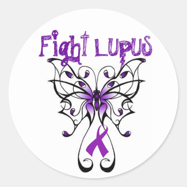 Love Support My Mom Lupus Awareness V-Neck T-Shirt | TeeShirtPalace