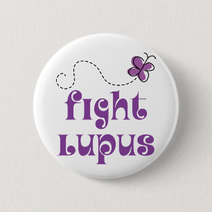Fight Lupus Disease Pinback Button