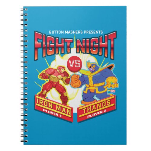 Fight Night Iron Man Vs Thanos Game Sprites Notebook