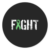 Fight Non Hodgkins Lymphoma Military Style Awarene Classic Round Sticker