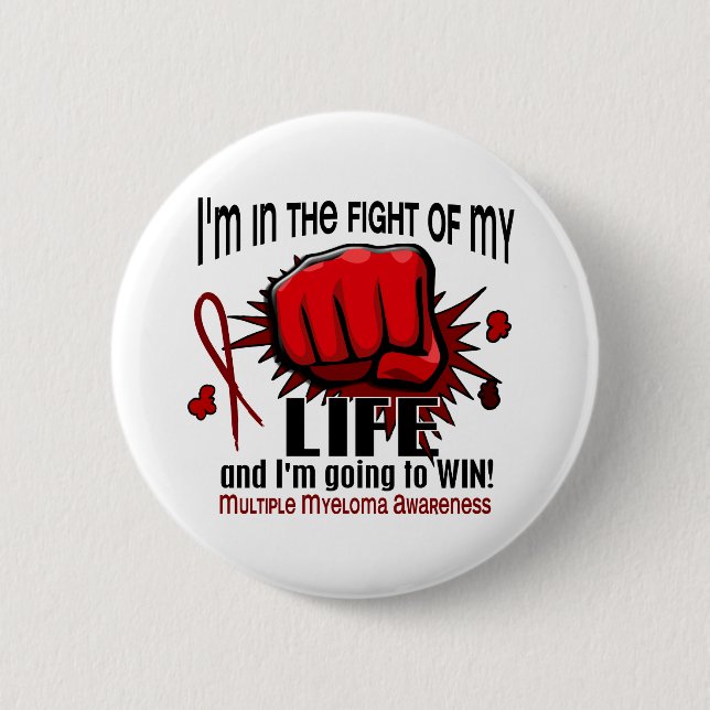Fight Of My Life 2 Multiple Myeloma Button (Front)