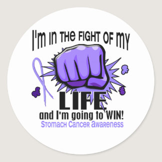 Fight Of My Life 2 Stomach Cancer Classic Round Sticker