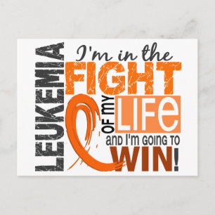 Fight Of My Life Leukemia Postcard