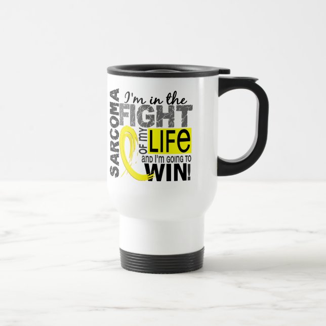 Fight Of My Life Sarcoma Travel Mug (Right)