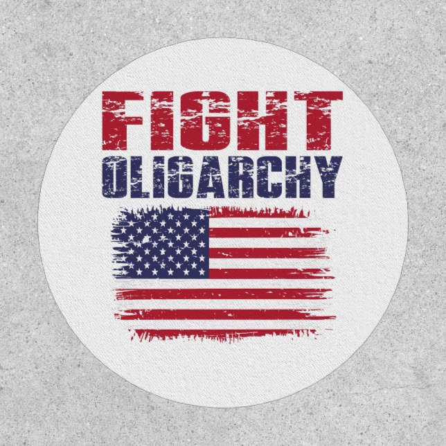 Fight Oligarchy Protest Patch (Front)