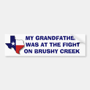 FIGHT ON BRUSHY CREEK - Customized Bumper Sticker