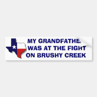 FIGHT ON BRUSHY CREEK - Customized Bumper Sticker
