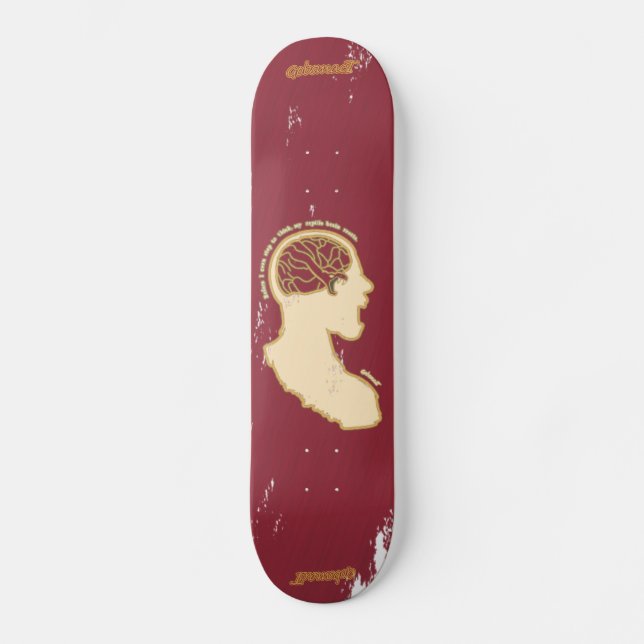 Fight or flight skateboard deck (Front)