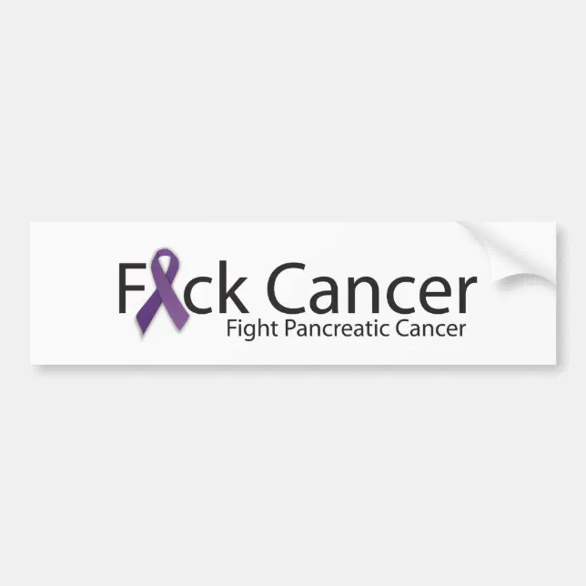 FightPancreaticCancerLogo Bumper Sticker Zazzle