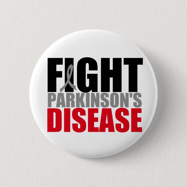 FIGHT Parkisons Disease Pinback Button (Front)