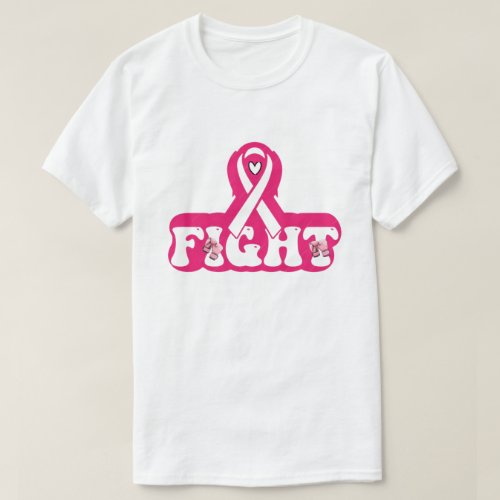 Fight_Pink Ribbon Unisex  T_Shirt