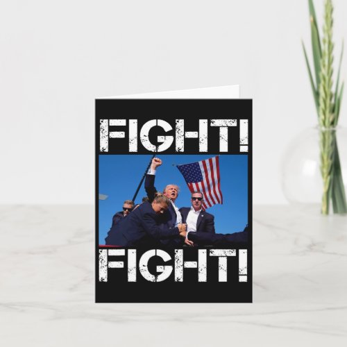 Fight Shirt _ Trump Fighting  Card