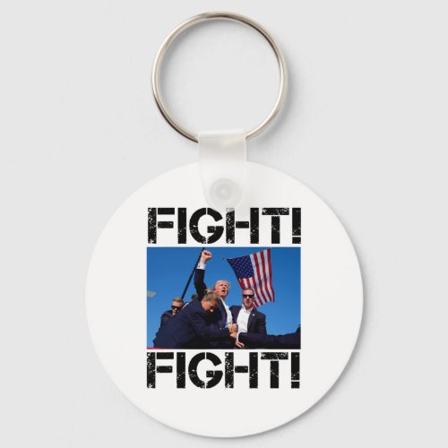 Fight Shirt _ Trump Fighting  Keychain