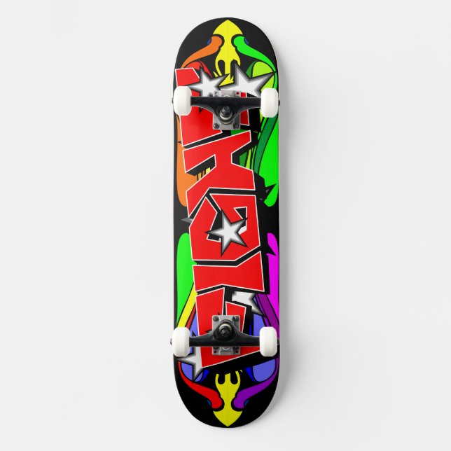 fight skateboard deck (Front)
