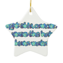 Fight Skin Cancer, Pass the Hat, Hakuna Matata Ceramic Ornament