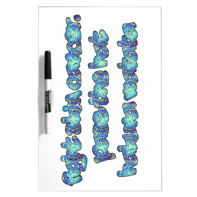 Fight Skin Cancer, Pass the Hat, Hakuna Matata Dry-Erase Board (Front)