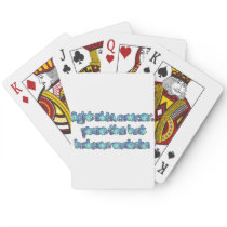 Fight Skin Cancer, Pass the Hat, Hakuna Matata Poker Cards