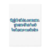 Fight Skin Cancer, Pass the Hat, Hakuna Matata Postcard