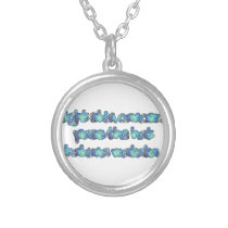 Fight Skin Cancer, Pass the Hat, Hakuna Matata Silver Plated Necklace