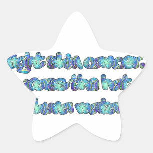 Fight Skin Cancer, Pass the Hat, Hakuna Matata Star Sticker