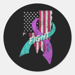 Fight Suicide Awareness Prevention You _4 Classic Round Sticker