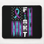 Fight Suicide Prevention Awareness Patriotic Ameri Mouse Pad