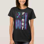 Fight Suicide Prevention Awareness Patriotic Ameri T-Shirt