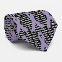 Fight Testicular Cancer Orchid Ribbon Tie
