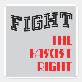 Fight the Fascist Right - sticker
